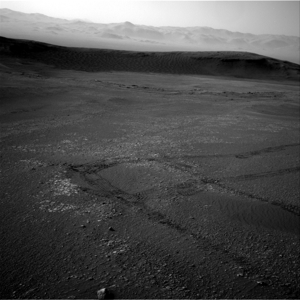 Nasa's Mars rover Curiosity acquired this image using its Right Navigation Camera on Sol 2447, at drive 1072, site number 76