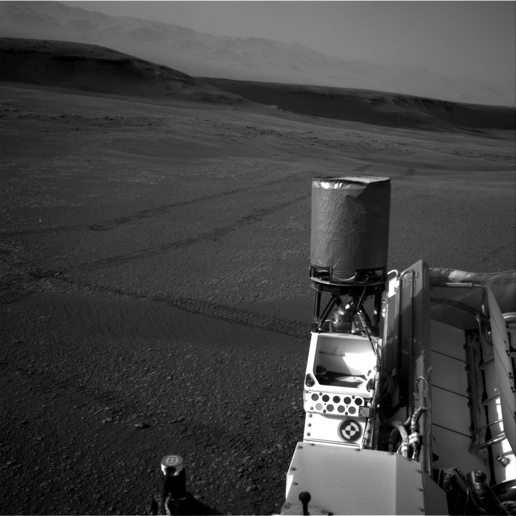 Nasa's Mars rover Curiosity acquired this image using its Right Navigation Camera on Sol 2447, at drive 1072, site number 76