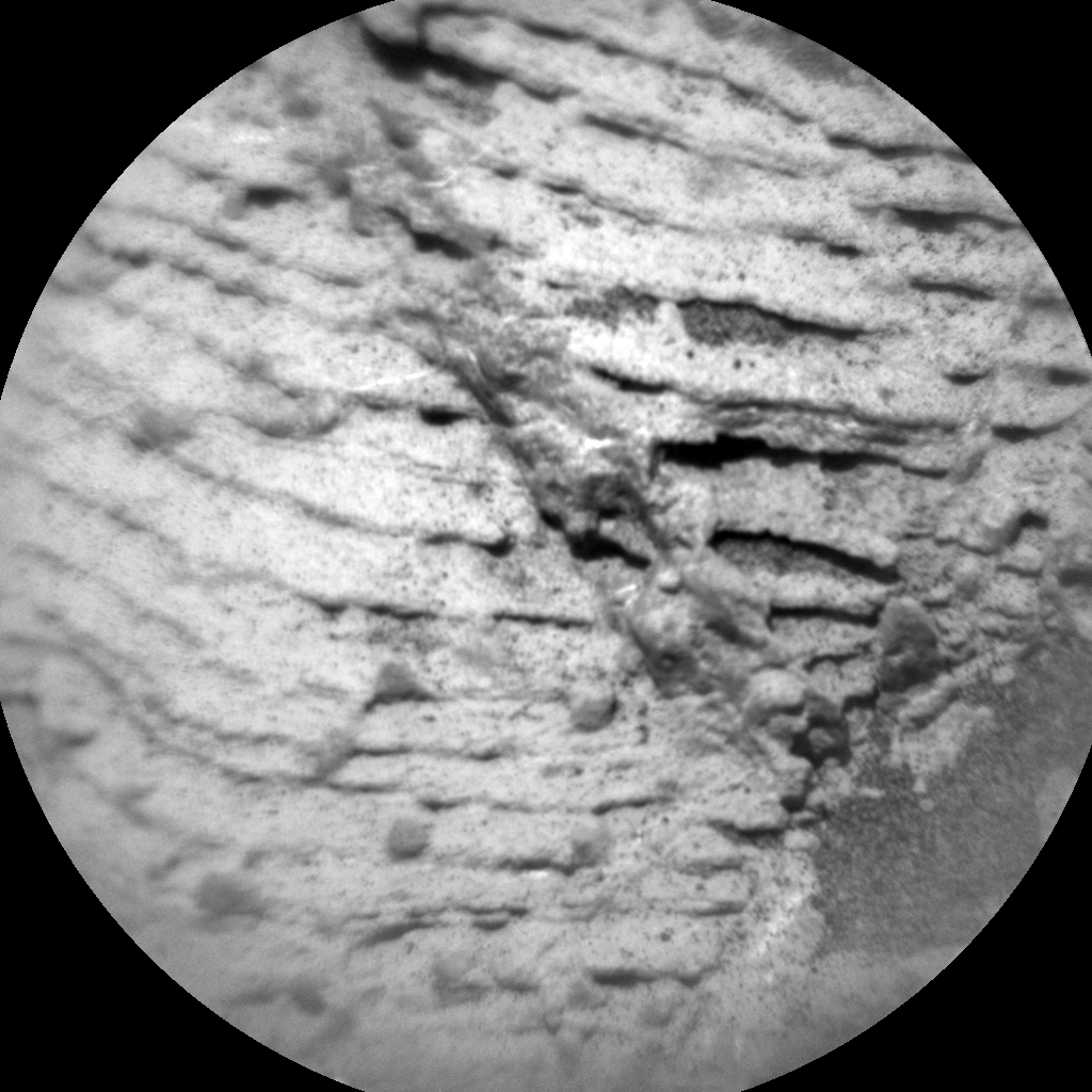 Nasa's Mars rover Curiosity acquired this image using its Chemistry & Camera (ChemCam) on Sol 2447, at drive 988, site number 76