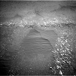 Nasa's Mars rover Curiosity acquired this image using its Left Navigation Camera on Sol 2448, at drive 1276, site number 76