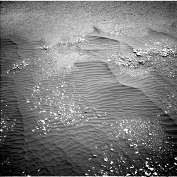Nasa's Mars rover Curiosity acquired this image using its Left Navigation Camera on Sol 2448, at drive 1294, site number 76