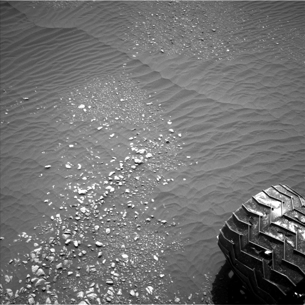 Nasa's Mars rover Curiosity acquired this image using its Left Navigation Camera on Sol 2448, at drive 1300, site number 76