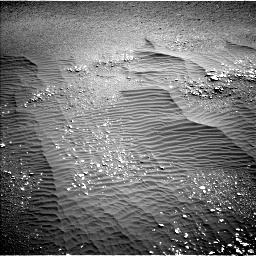 Nasa's Mars rover Curiosity acquired this image using its Left Navigation Camera on Sol 2449, at drive 1300, site number 76