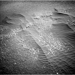 Nasa's Mars rover Curiosity acquired this image using its Left Navigation Camera on Sol 2449, at drive 1306, site number 76