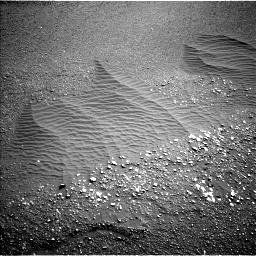 Nasa's Mars rover Curiosity acquired this image using its Left Navigation Camera on Sol 2449, at drive 1324, site number 76