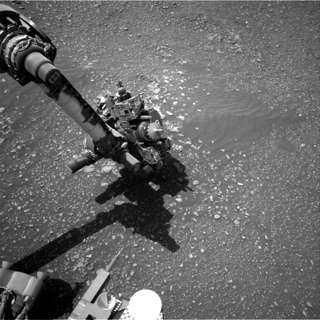 Nasa's Mars rover Curiosity acquired this image using its Right Navigation Camera on Sol 2449, at drive 1300, site number 76