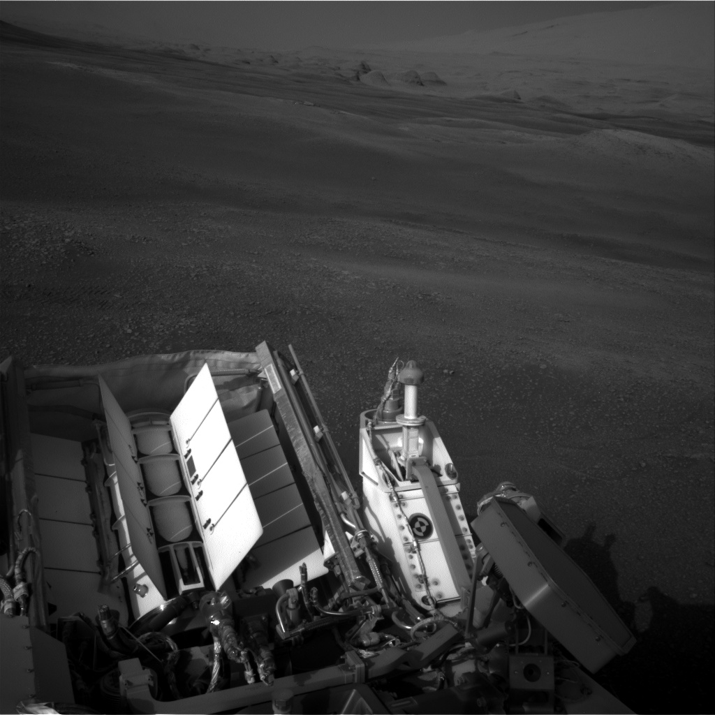 Nasa's Mars rover Curiosity acquired this image using its Right Navigation Camera on Sol 2449, at drive 1384, site number 76