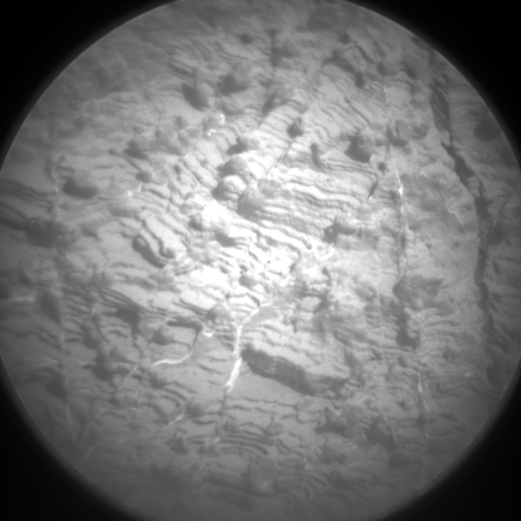Nasa's Mars rover Curiosity acquired this image using its Chemistry & Camera (ChemCam) on Sol 2450, at drive 1384, site number 76