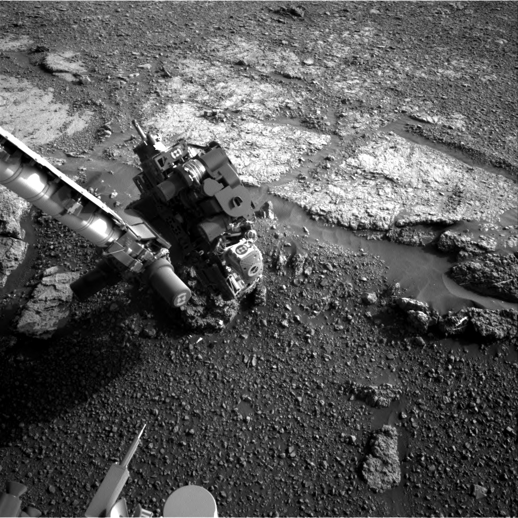 Nasa's Mars rover Curiosity acquired this image using its Right Navigation Camera on Sol 2452, at drive 1384, site number 76
