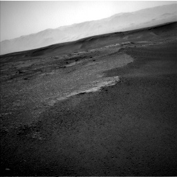 Nasa's Mars rover Curiosity acquired this image using its Left Navigation Camera on Sol 2453, at drive 1390, site number 76