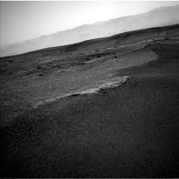 Nasa's Mars rover Curiosity acquired this image using its Left Navigation Camera on Sol 2453, at drive 1402, site number 76