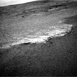 Nasa's Mars rover Curiosity acquired this image using its Left Navigation Camera on Sol 2453, at drive 1438, site number 76