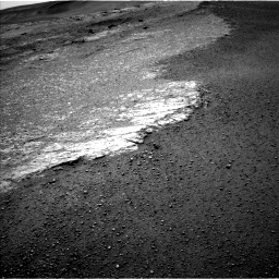 Nasa's Mars rover Curiosity acquired this image using its Left Navigation Camera on Sol 2453, at drive 1444, site number 76