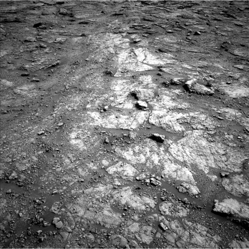 Nasa's Mars rover Curiosity acquired this image using its Left Navigation Camera on Sol 2453, at drive 1546, site number 76