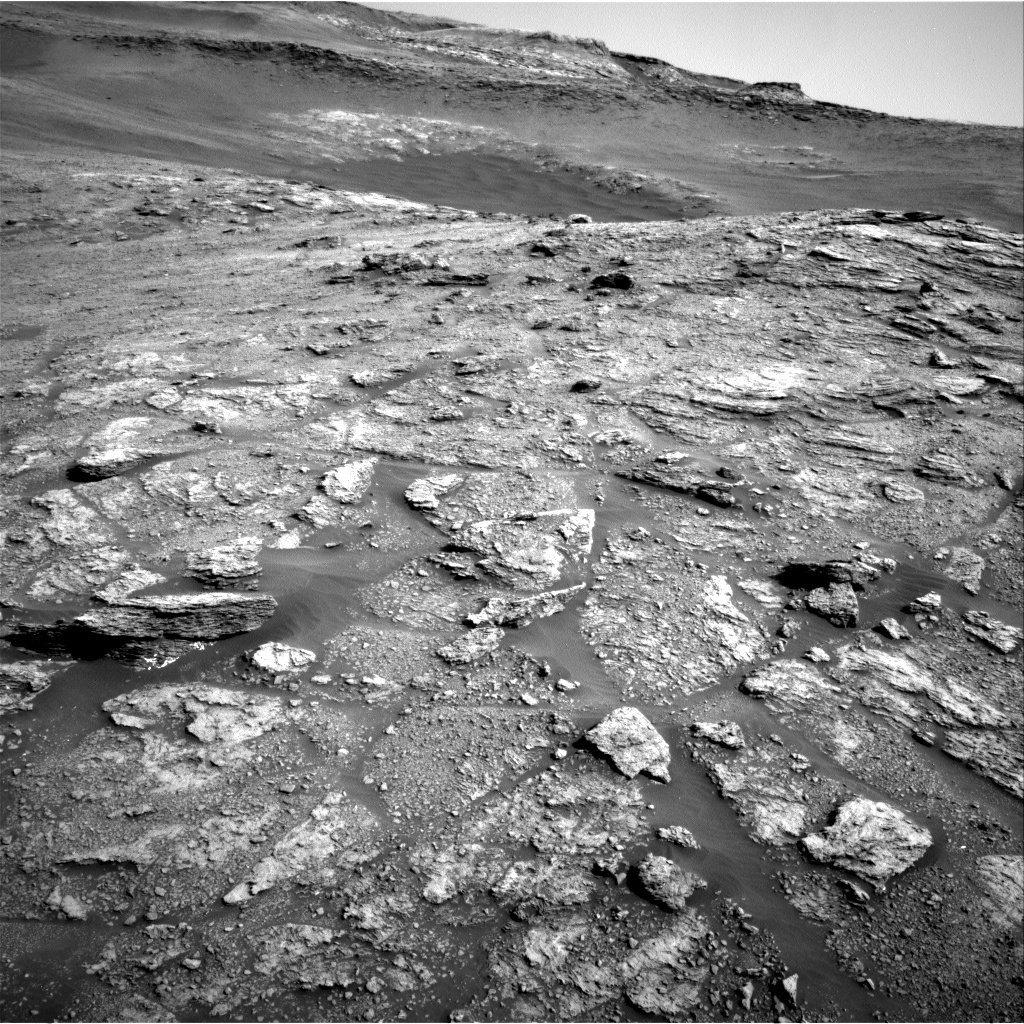 Nasa's Mars rover Curiosity acquired this image using its Right Navigation Camera on Sol 2453, at drive 1576, site number 76