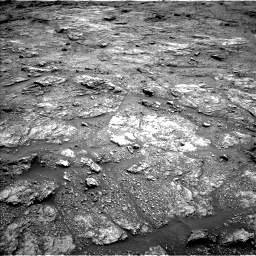 Nasa's Mars rover Curiosity acquired this image using its Left Navigation Camera on Sol 2454, at drive 1624, site number 76
