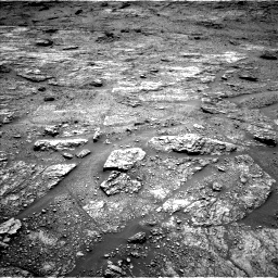 Nasa's Mars rover Curiosity acquired this image using its Left Navigation Camera on Sol 2454, at drive 1660, site number 76