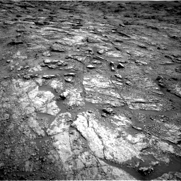 Nasa's Mars rover Curiosity acquired this image using its Right Navigation Camera on Sol 2454, at drive 1600, site number 76