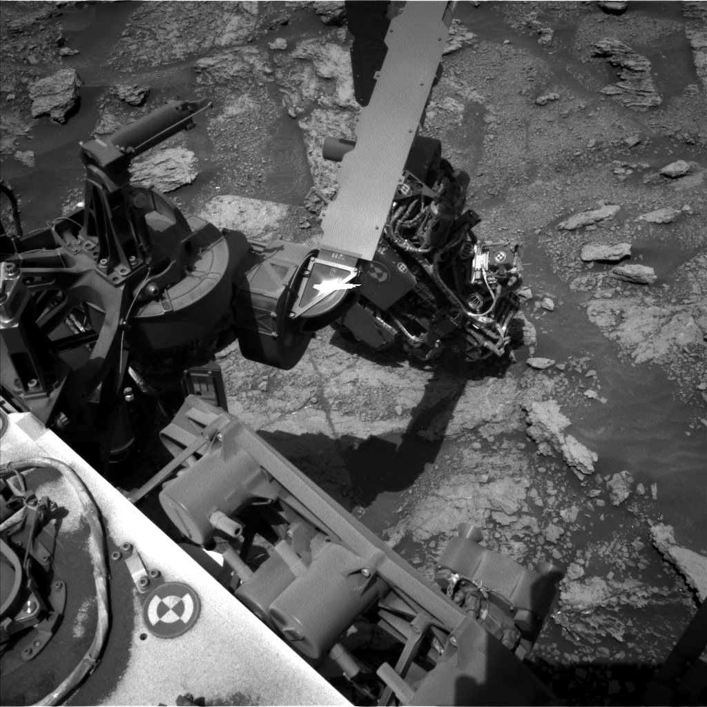 Nasa's Mars rover Curiosity acquired this image using its Left Navigation Camera on Sol 2459, at drive 1666, site number 76