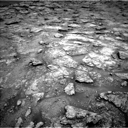 Nasa's Mars rover Curiosity acquired this image using its Left Navigation Camera on Sol 2459, at drive 1678, site number 76