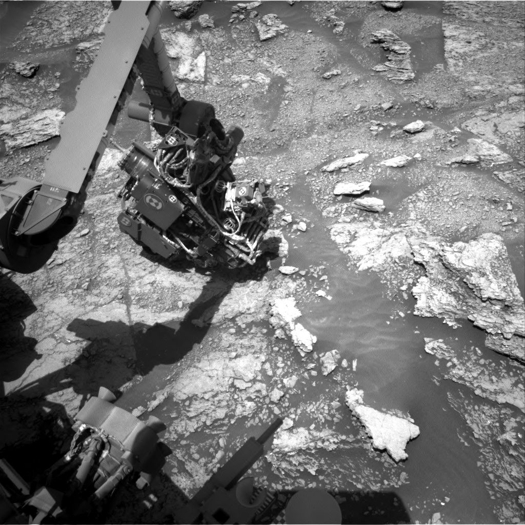 Nasa's Mars rover Curiosity acquired this image using its Right Navigation Camera on Sol 2459, at drive 1666, site number 76