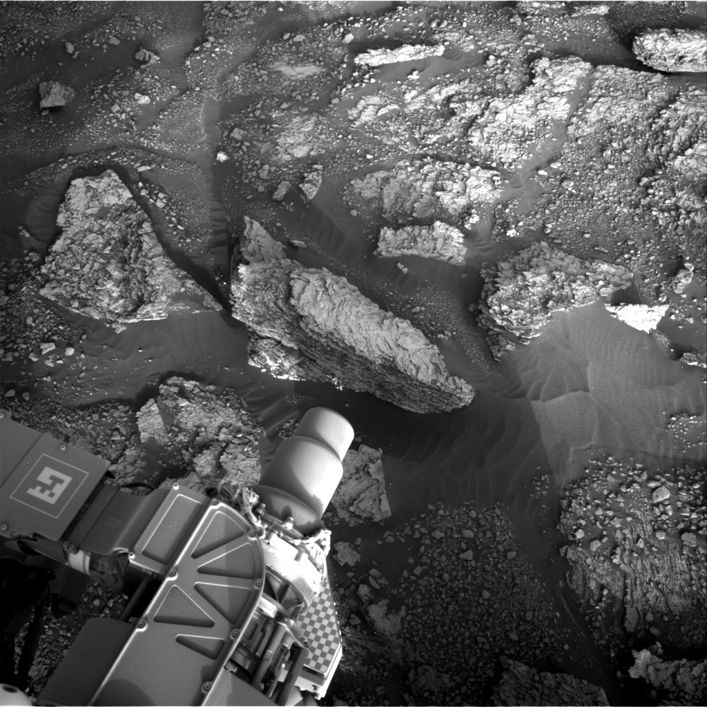Nasa's Mars rover Curiosity acquired this image using its Right Navigation Camera on Sol 2459, at drive 1714, site number 76
