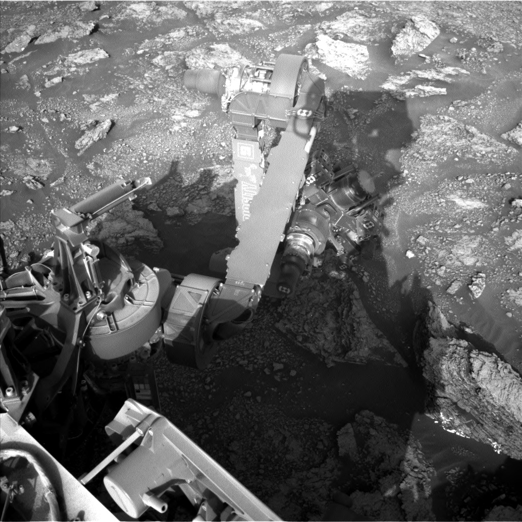 Nasa's Mars rover Curiosity acquired this image using its Left Navigation Camera on Sol 2461, at drive 1714, site number 76