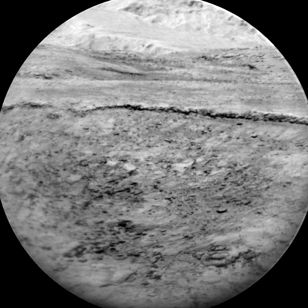 Nasa's Mars rover Curiosity acquired this image using its Chemistry & Camera (ChemCam) on Sol 2461, at drive 1714, site number 76