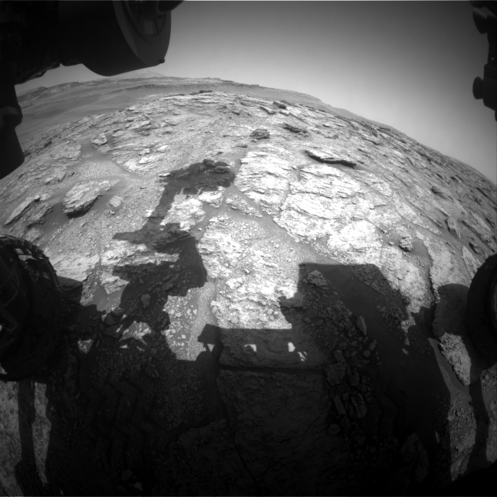 Nasa's Mars rover Curiosity acquired this image using its Front Hazard Avoidance Camera (Front Hazcam) on Sol 2464, at drive 1786, site number 76