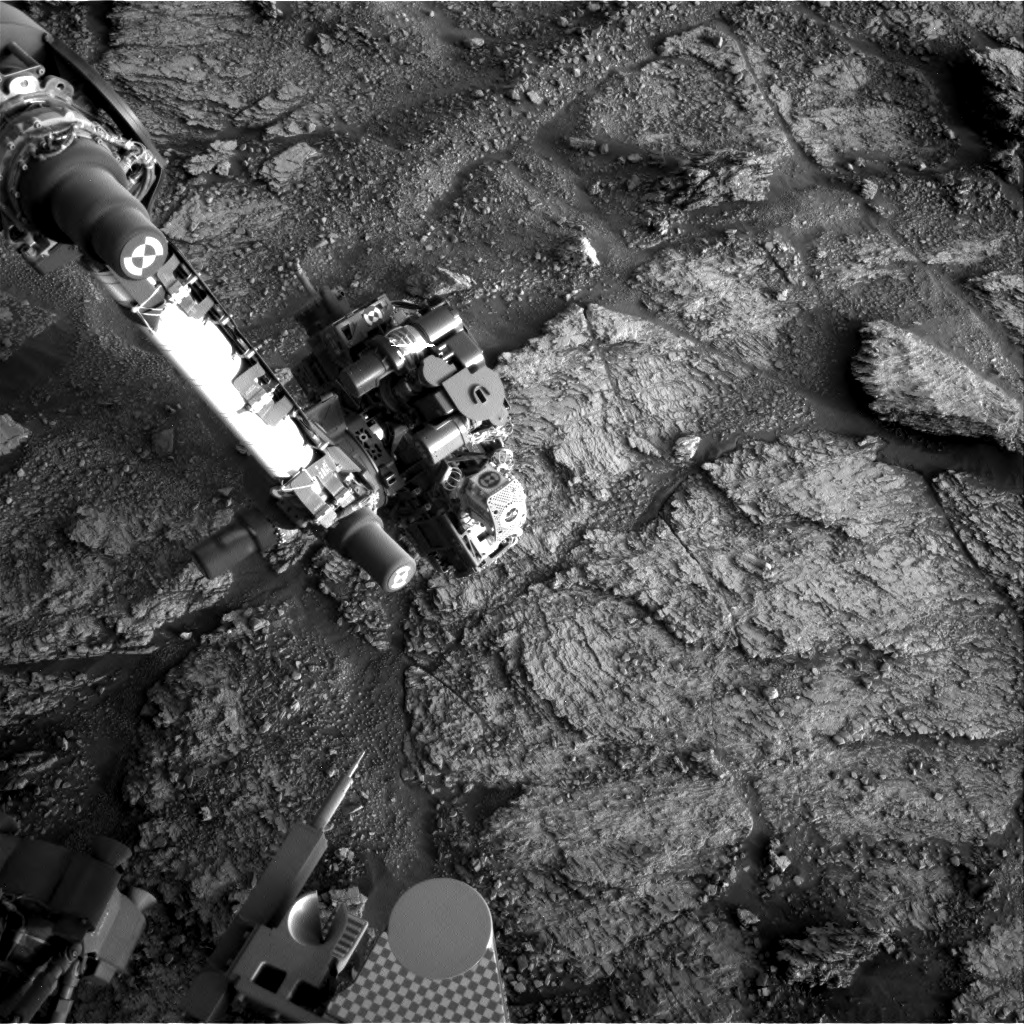 Nasa's Mars rover Curiosity acquired this image using its Right Navigation Camera on Sol 2465, at drive 1786, site number 76