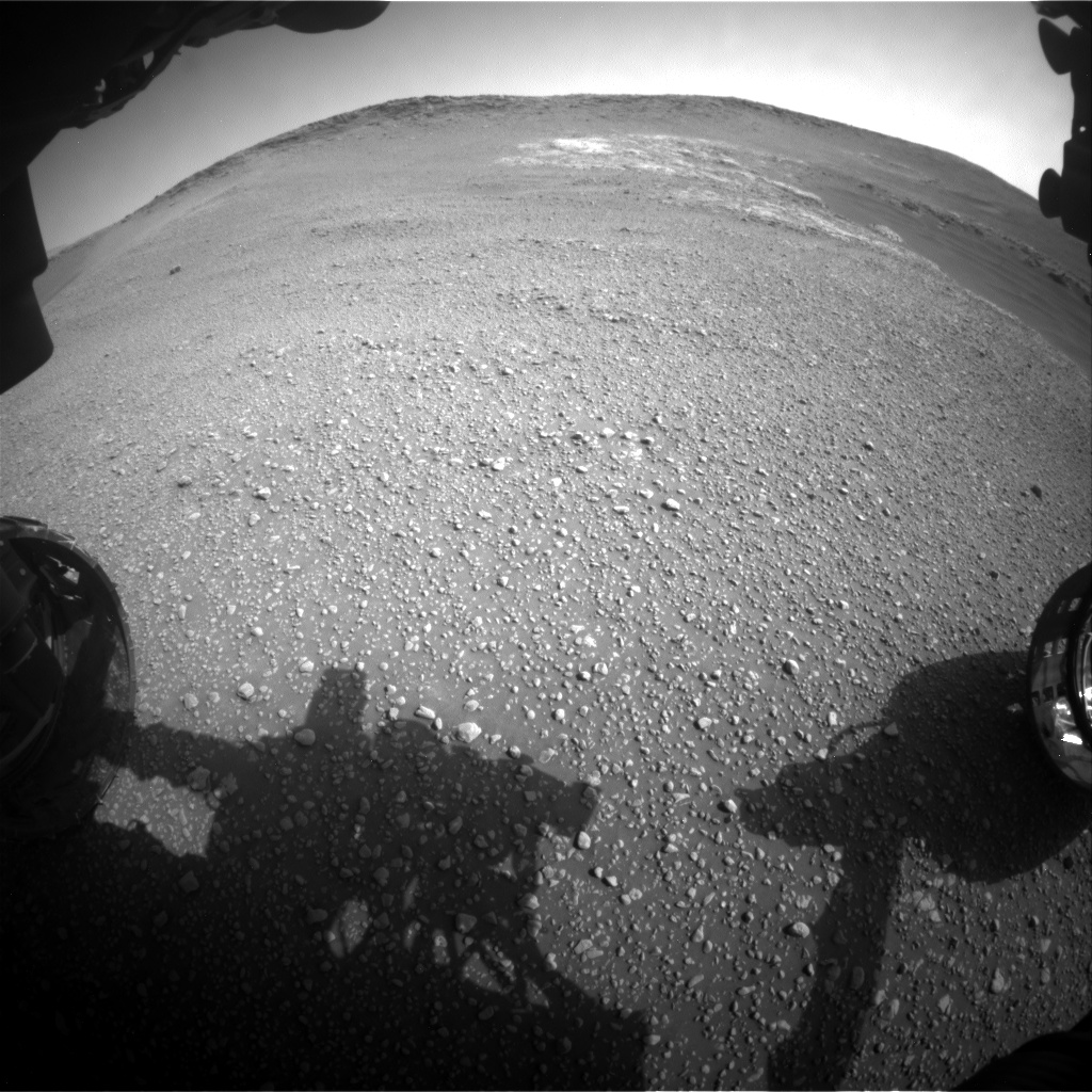Nasa's Mars rover Curiosity acquired this image using its Front Hazard Avoidance Camera (Front Hazcam) on Sol 2466, at drive 2080, site number 76