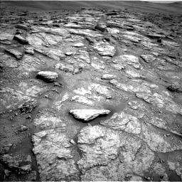 Nasa's Mars rover Curiosity acquired this image using its Left Navigation Camera on Sol 2466, at drive 1804, site number 76