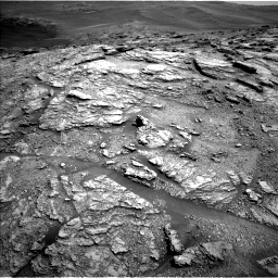 Nasa's Mars rover Curiosity acquired this image using its Left Navigation Camera on Sol 2466, at drive 1822, site number 76