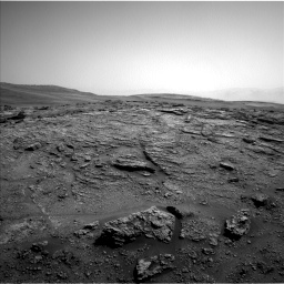 Nasa's Mars rover Curiosity acquired this image using its Left Navigation Camera on Sol 2466, at drive 1876, site number 76