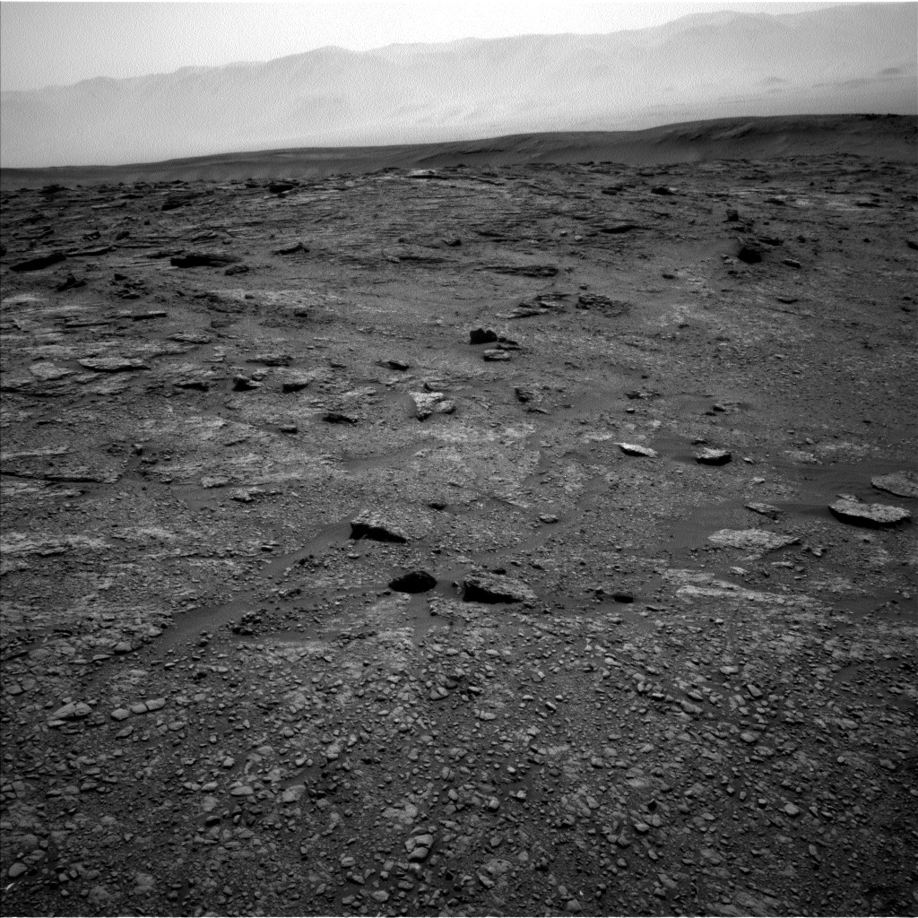 Nasa's Mars rover Curiosity acquired this image using its Left Navigation Camera on Sol 2466, at drive 1972, site number 76