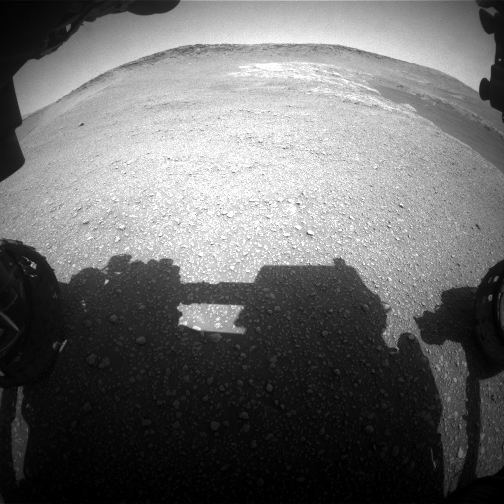 Nasa's Mars rover Curiosity acquired this image using its Front Hazard Avoidance Camera (Front Hazcam) on Sol 2467, at drive 2080, site number 76