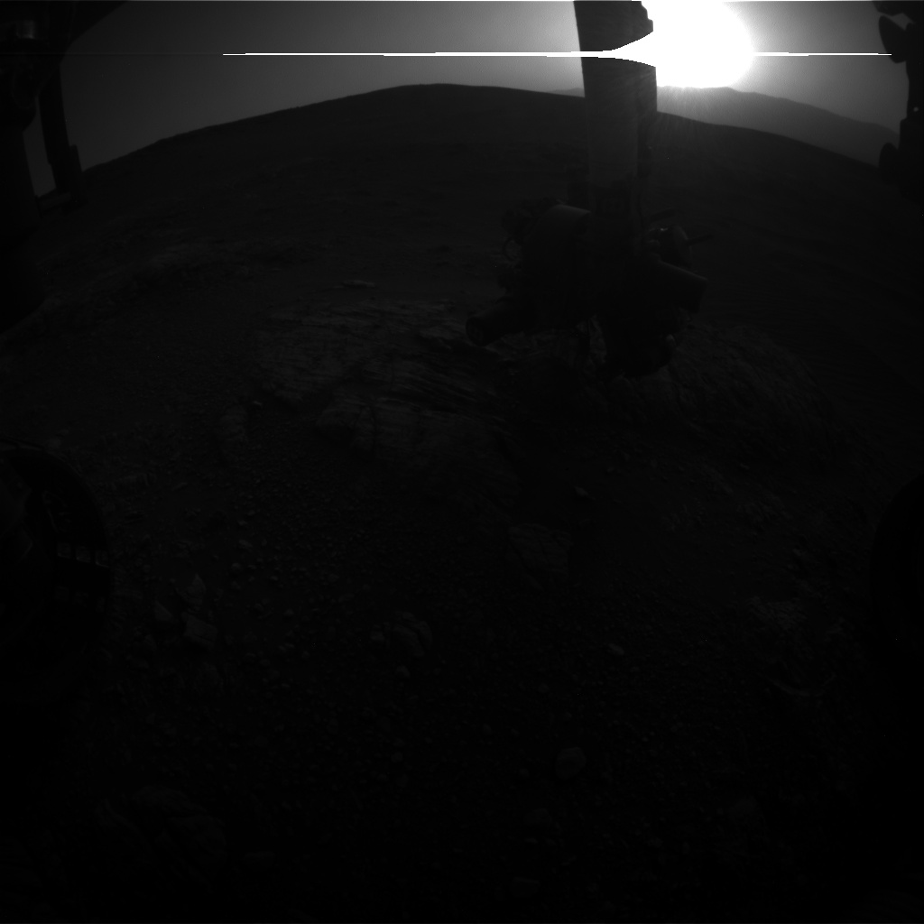 Nasa's Mars rover Curiosity acquired this image using its Front Hazard Avoidance Camera (Front Hazcam) on Sol 2470, at drive 2194, site number 76