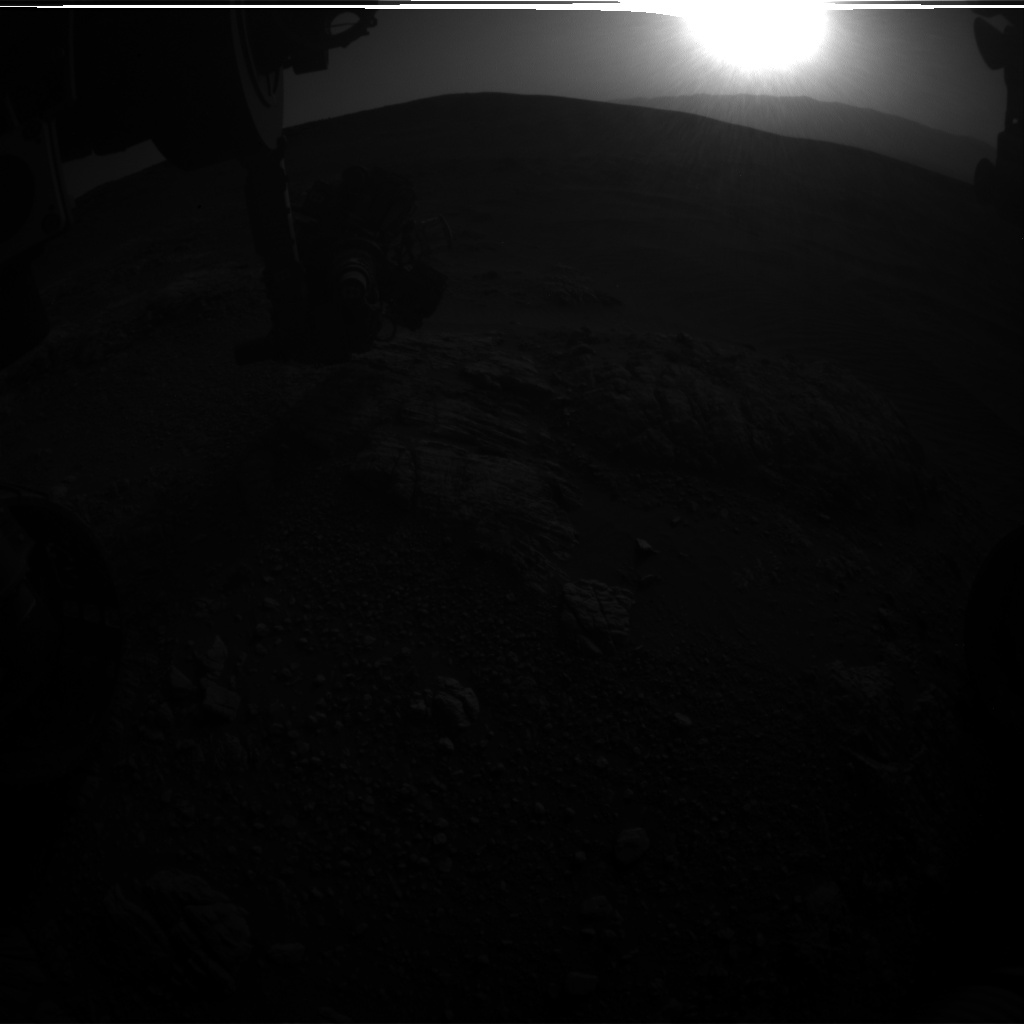 Nasa's Mars rover Curiosity acquired this image using its Front Hazard Avoidance Camera (Front Hazcam) on Sol 2472, at drive 2194, site number 76