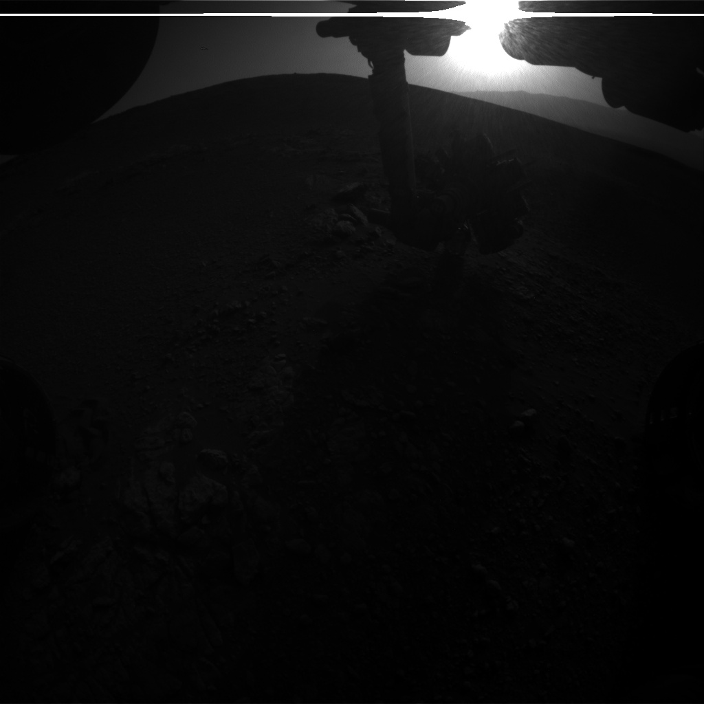 Nasa's Mars rover Curiosity acquired this image using its Front Hazard Avoidance Camera (Front Hazcam) on Sol 2474, at drive 2360, site number 76