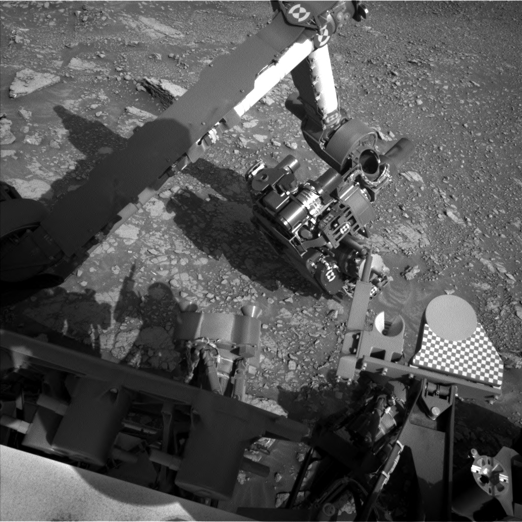 Nasa's Mars rover Curiosity acquired this image using its Left Navigation Camera on Sol 2478, at drive 2810, site number 76