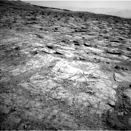 Nasa's Mars rover Curiosity acquired this image using its Left Navigation Camera on Sol 2481, at drive 2972, site number 76