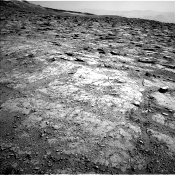 Nasa's Mars rover Curiosity acquired this image using its Left Navigation Camera on Sol 2481, at drive 2984, site number 76