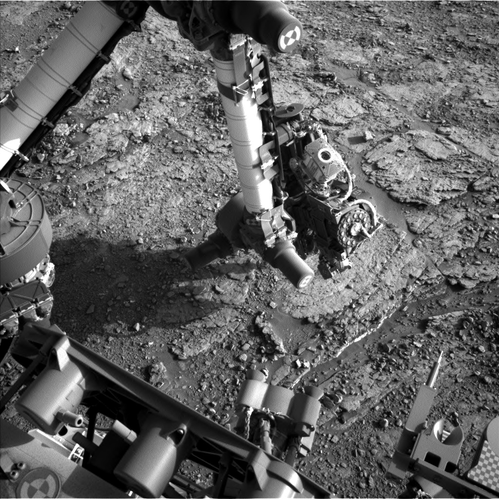 Nasa's Mars rover Curiosity acquired this image using its Left Navigation Camera on Sol 2482, at drive 3002, site number 76