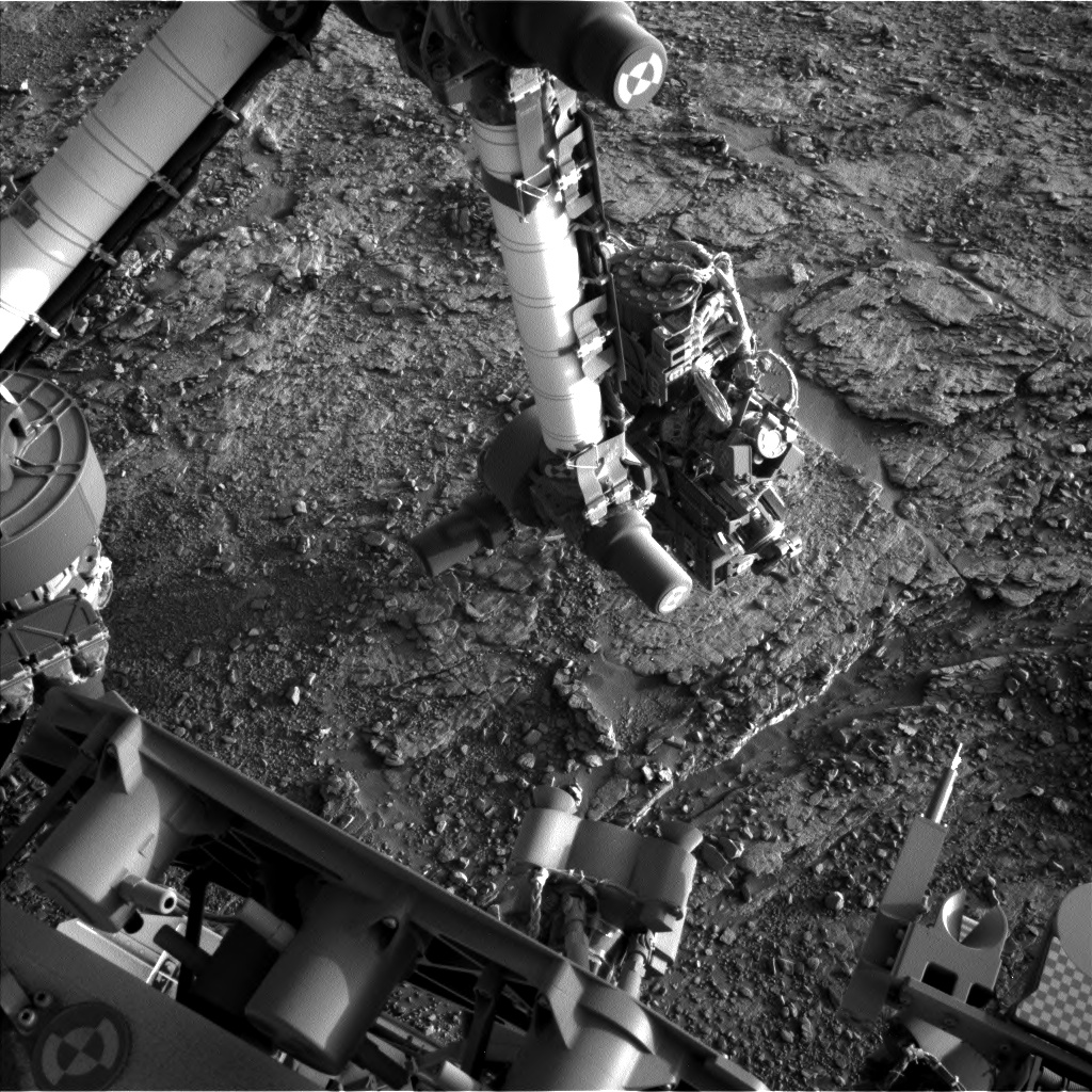 Nasa's Mars rover Curiosity acquired this image using its Left Navigation Camera on Sol 2482, at drive 3002, site number 76