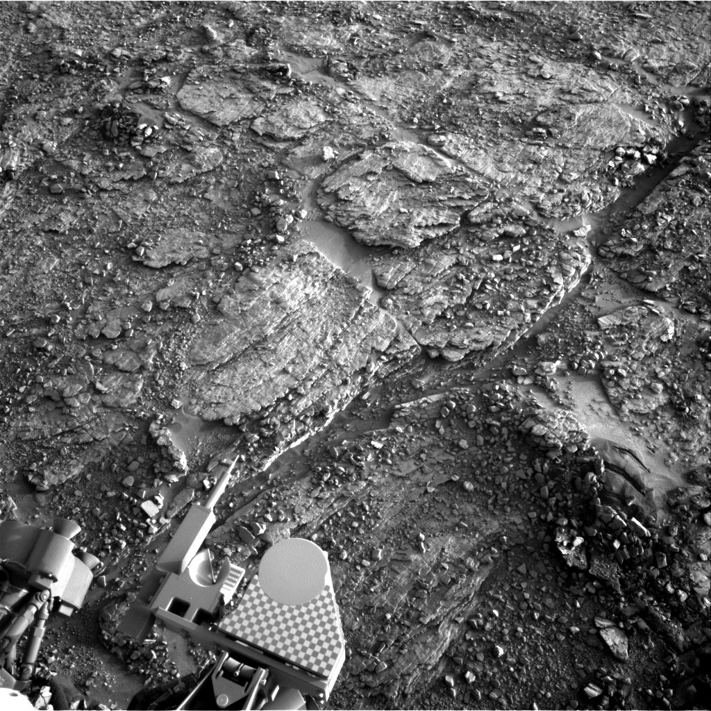 Nasa's Mars rover Curiosity acquired this image using its Right Navigation Camera on Sol 2482, at drive 3002, site number 76