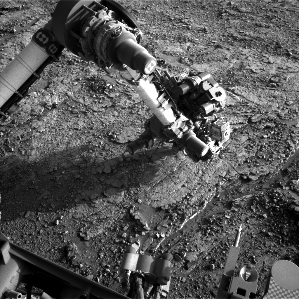 Nasa's Mars rover Curiosity acquired this image using its Left Navigation Camera on Sol 2483, at drive 3002, site number 76