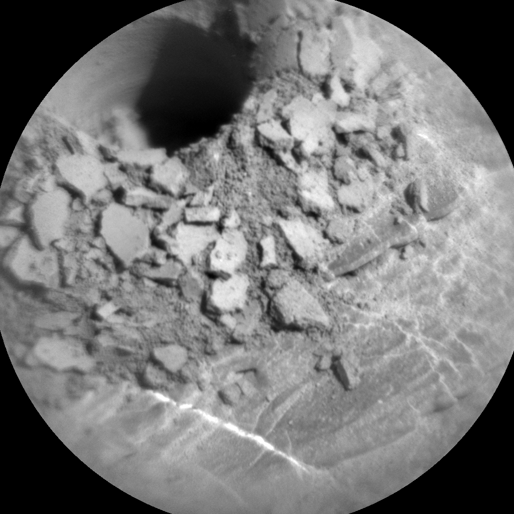 Nasa's Mars rover Curiosity acquired this image using its Chemistry & Camera (ChemCam) on Sol 2487, at drive 3002, site number 76
