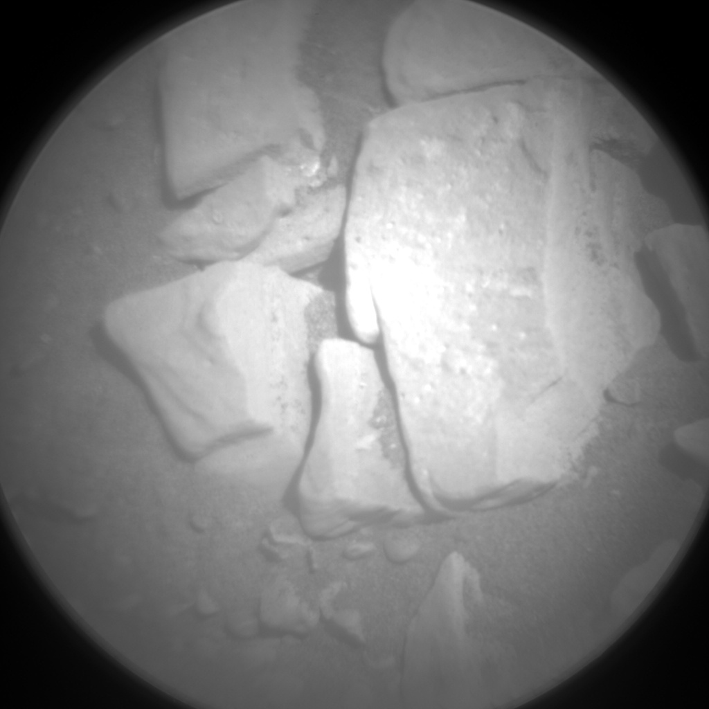 Nasa's Mars rover Curiosity acquired this image using its Chemistry & Camera (ChemCam) on Sol 2504, at drive 3002, site number 76