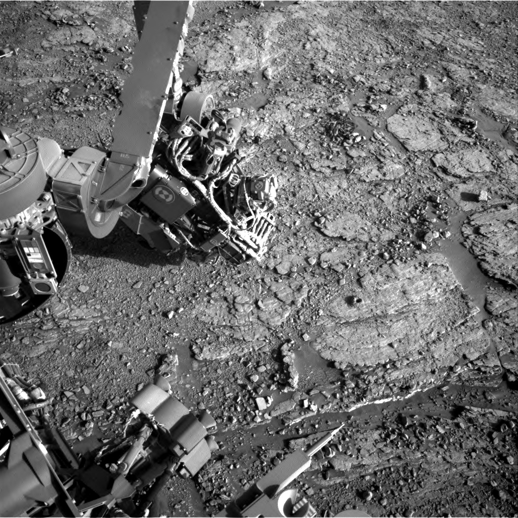 Nasa's Mars rover Curiosity acquired this image using its Right Navigation Camera on Sol 2524, at drive 3002, site number 76