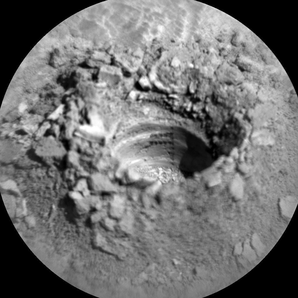 Nasa's Mars rover Curiosity acquired this image using its Chemistry & Camera (ChemCam) on Sol 2541, at drive 3002, site number 76
